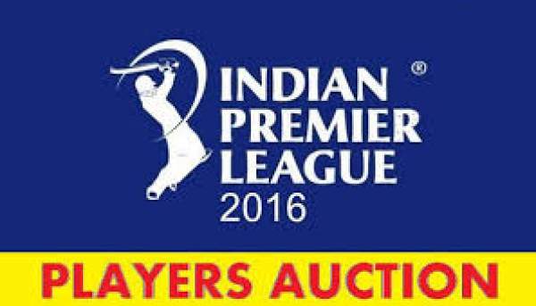 IPL 2016 Auction Live Streaming