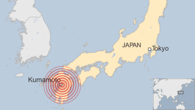 Japan Earthquake: 7.0 Tremor Strikes At Kumamoto