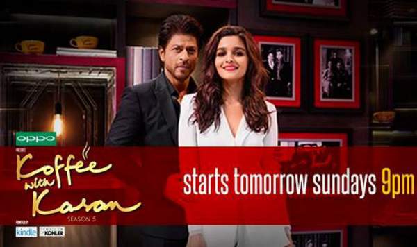 Koffee With Karan Season 5 Episode 1 6 November 2016: Shahrukh Khan & Alia Bhatt Arrive for Dear Zindagi Promotion