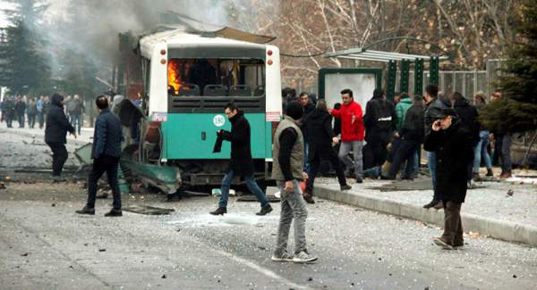 Kayseri: Car Bomb Blast Hits Bus Carrying Soldiers in Turkey City