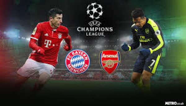 Bayern Munich vs Arsenal Live Streaming