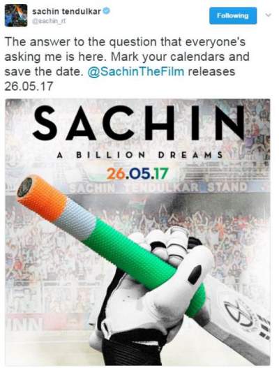 Sachin Biopic Release Date: ‘Sachin: A Billion Dream’ To Release In May 2017