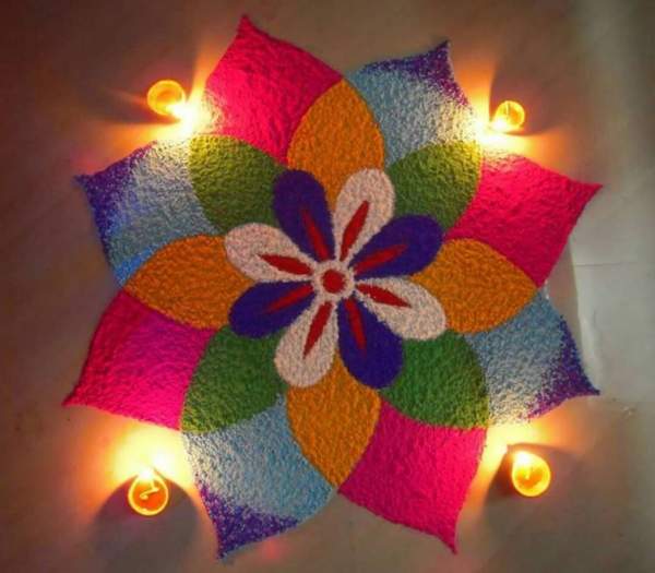 Diwali Rangoli Designs 2015 Beautiful Best Patterns, Images for Happy  Deepavali 2015 Pictures | News